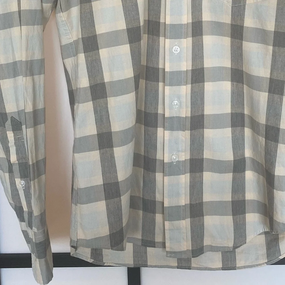 J. Crew Mercantile Plaid button‎ down shirt. Size Small